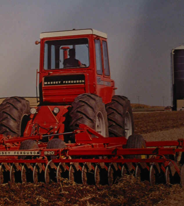 Massey Ferguson upgraded its 4wd line in 1973 with a decal change to models 
